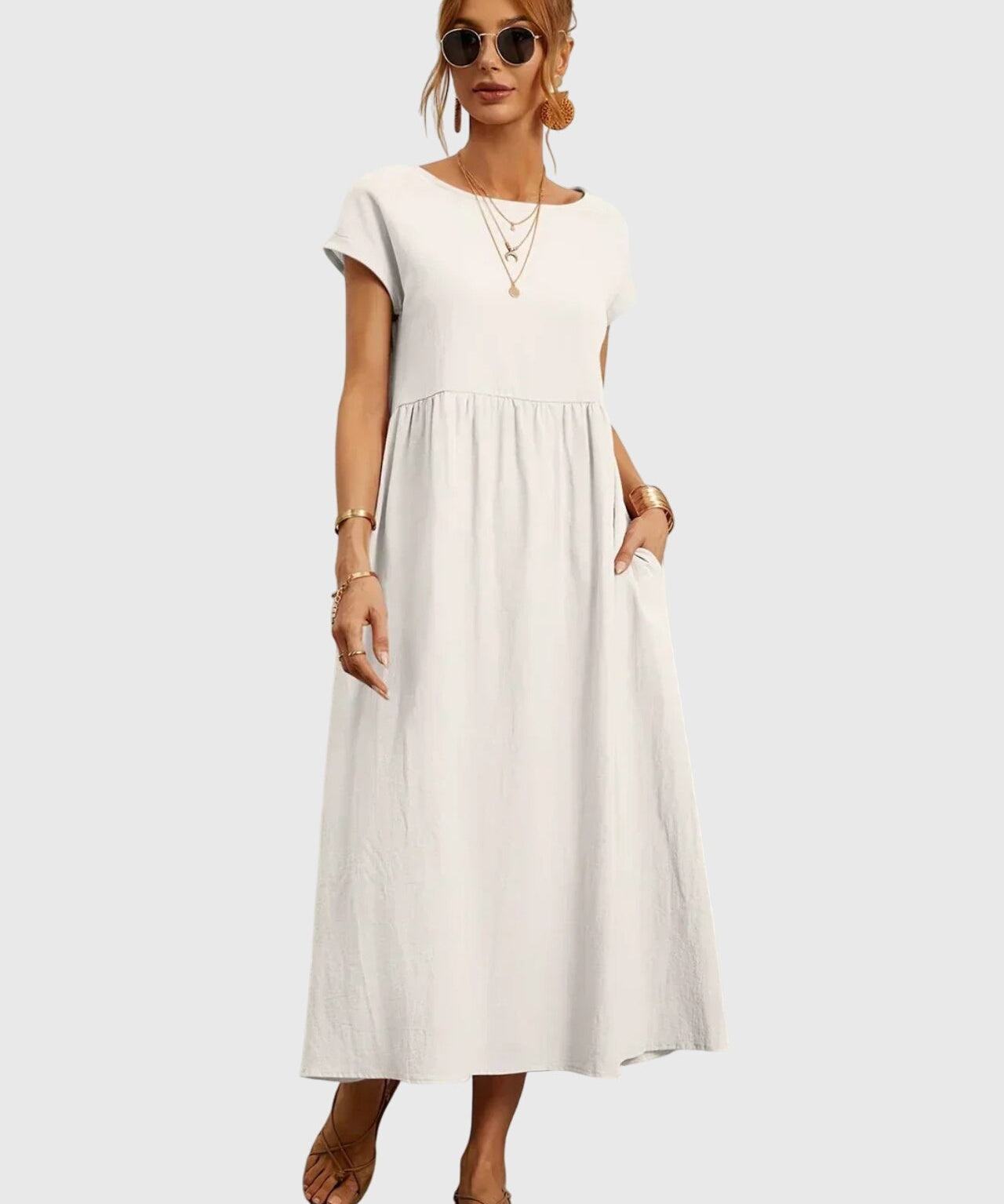 Giselle | Casual Dress with Pockets