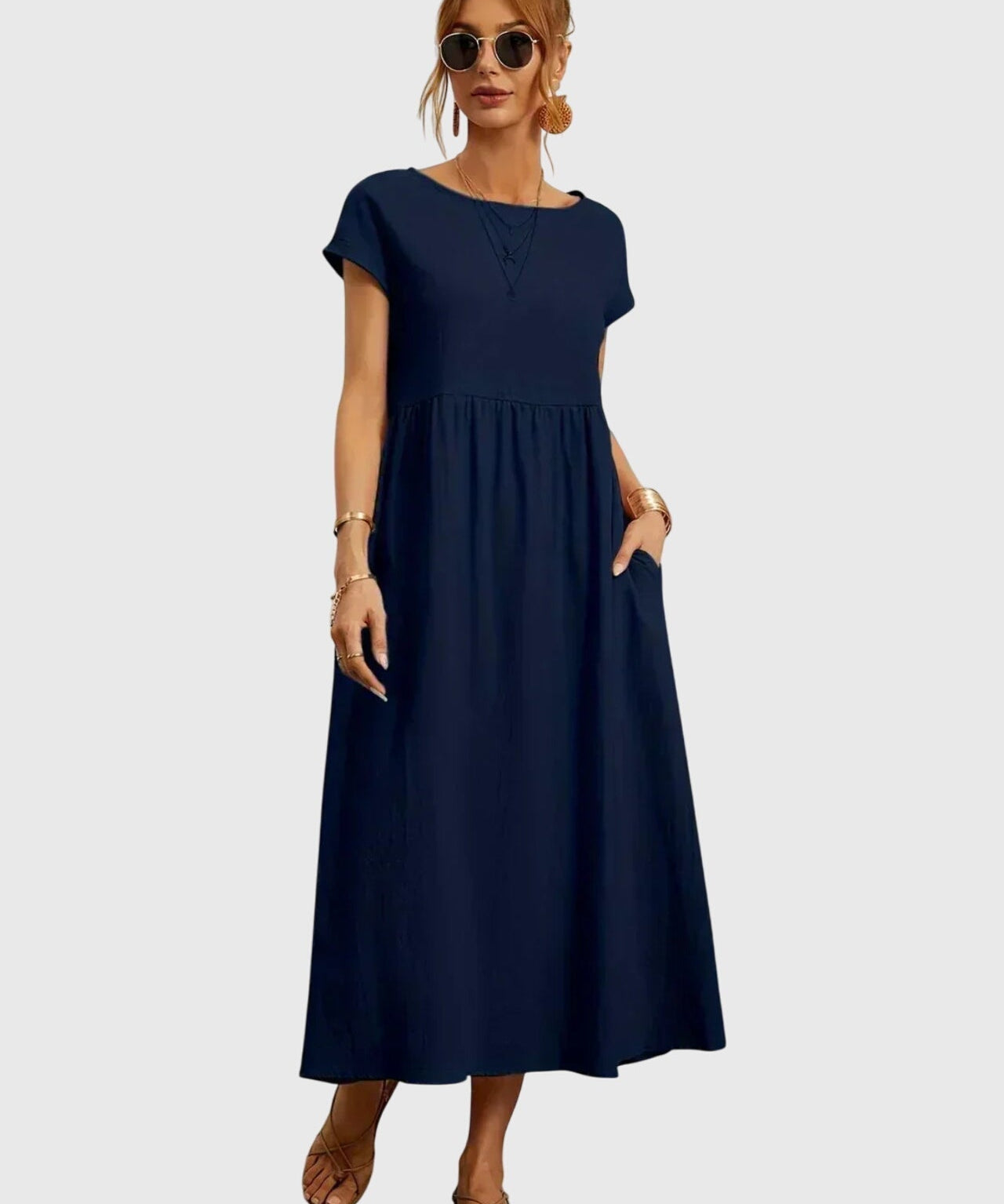 Giselle | Casual Dress with Pockets