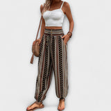 Élise | Trousers with Ethnic Print
