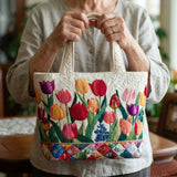 Handcrafted Bag - Tulip Garden