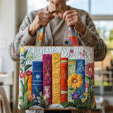 Handcrafted Bag - Floral Library