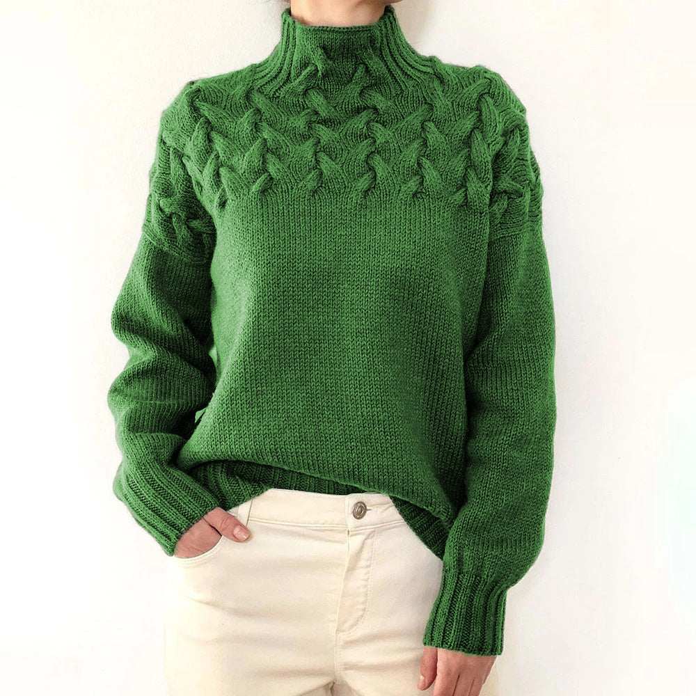 Nina | Warm Knitted Roll Neck