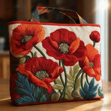 HANDMADE BAG - RED FLOWERS