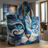HANDMADE BAG - BLUE CAT