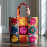 HANDMADE TOTE BAG - FLOWER EXPLOSION