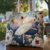 HANDMADE BAG - THE BALLERINA AND THE SWANS