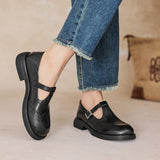 Elise | Leather Mary Janes