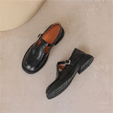 Elise | Leather Mary Janes