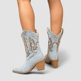 Amélie | Orthopaedic Denim Ankle Boots
