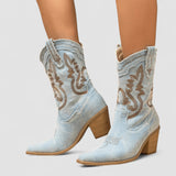 Amélie | Orthopaedic Denim Ankle Boots