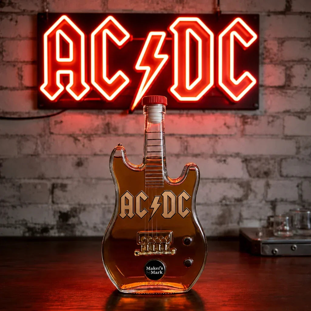 Whisky Bottle - AC/DC Guitar Edition