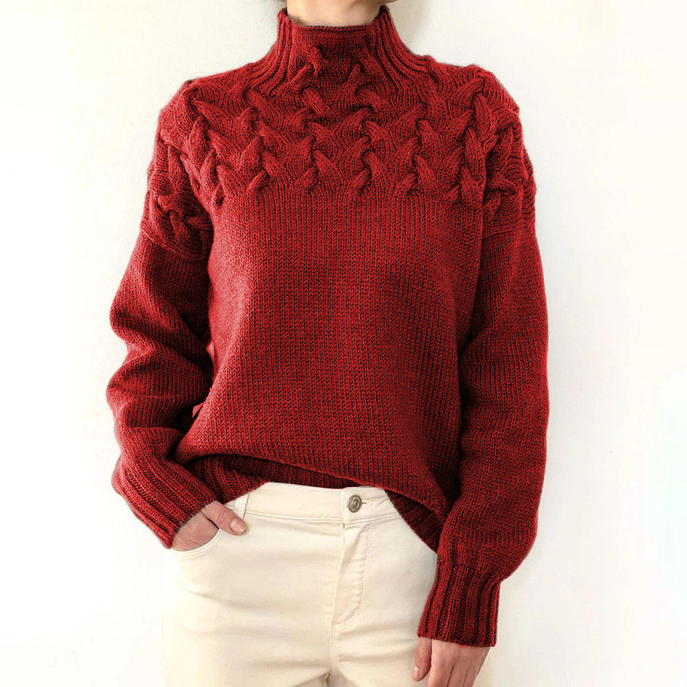 Nina | Warm Knitted Roll Neck