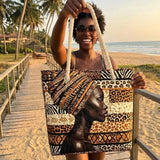 Reina Melanina Handmade Beach Bag