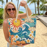 Handmade Hot Halo Beach Bag